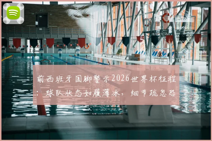 前西班牙国脚警示2026世界杯征程：球队状态如履薄冰，细节疏忽恐致提前出局
